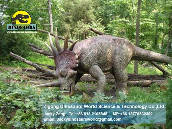 Styracosaurus dinosaurs in outdoor park DWD001 